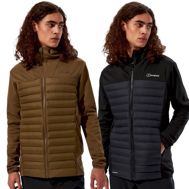Berghaus Mens Vaskye Hydroloft Breathable Hooded Hybrid Jacket