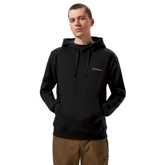 Berghaus Mens 2024 Offset Rock Graphic Kangaroo Pocket Regular Fit Hoody