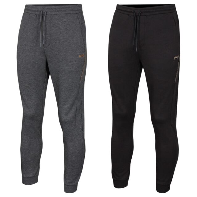Hugo Boss Mens Hadiko 2 Drawstring Cotton Sweatpants Joggers