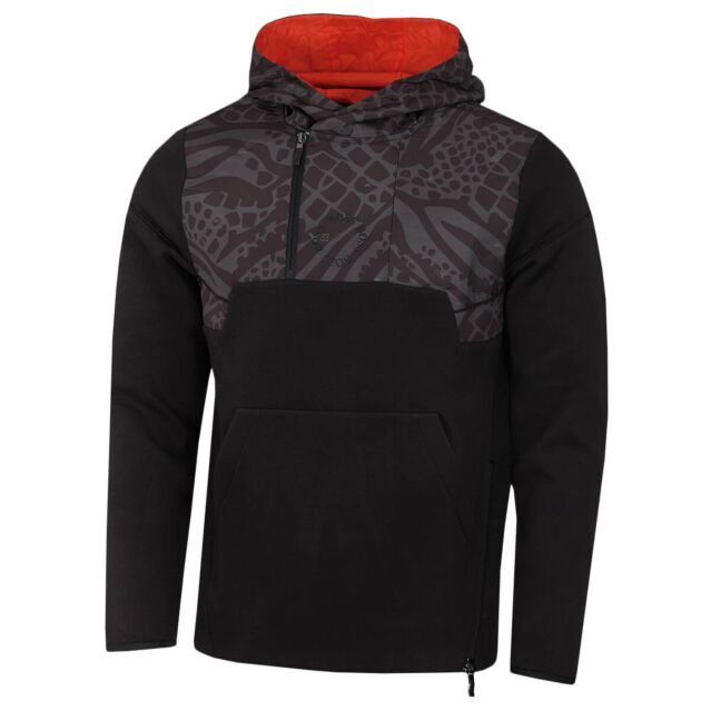 Hugo Boss Mens Sannok RE 2 Jungle Pattern Hoodie Pullover Fashion Hoody