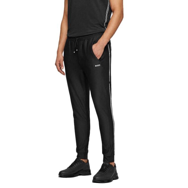 Hugo Boss Mens Hicon Performance Stretch Cuffed Hem Sweatpants Joggers