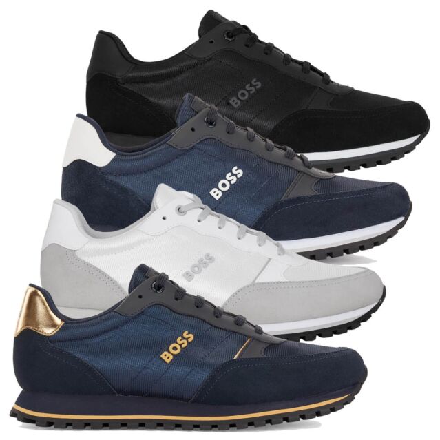 Hugo Boss Mens Parkour L Boss Logo Athleisure Lace Up Trainers