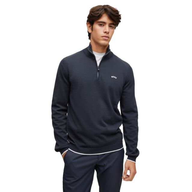 Boss zipper sweater online