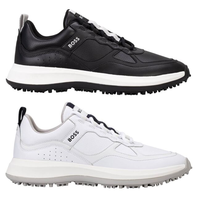 Hugo boss golf shoes white on sale