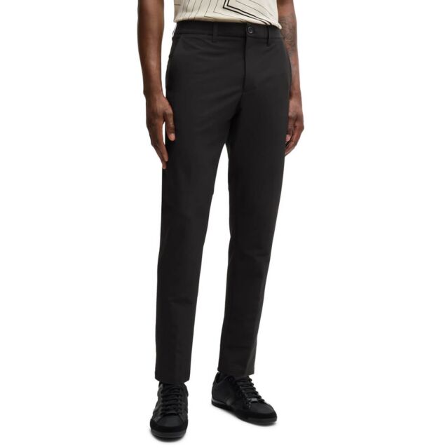 Hugo Boss Mens 2024 Commuter Slim Fitting Drawcord Trousers