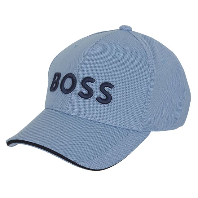 Hugo Boss Mens US-1 Breathable Stretch Pique 6-Panel 3D Logo Golf Cap