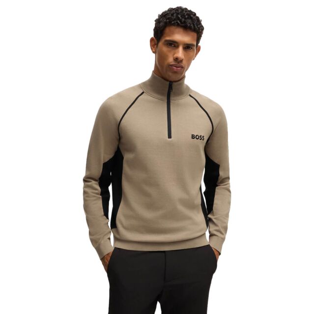 Hugo boss sweater mens clearance