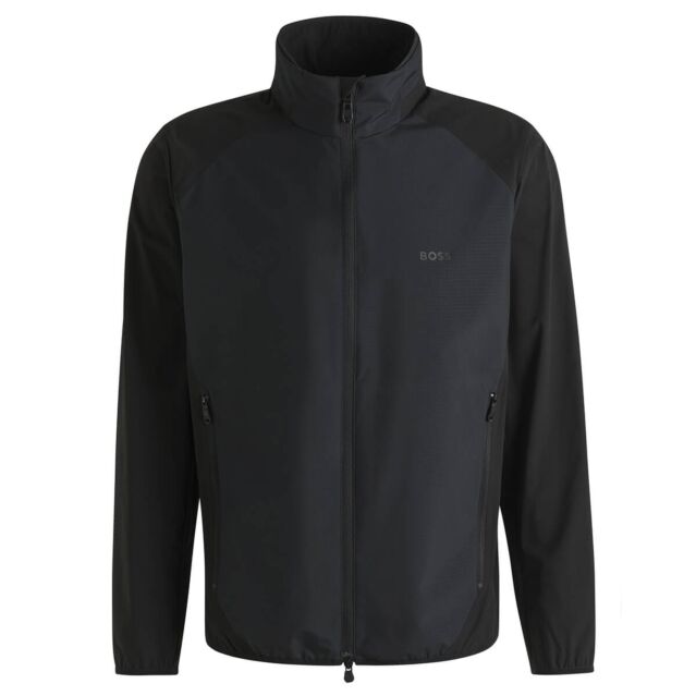 Hugo Boss Mens 2025 Putt 4-Way Stretch Water Repellent Comfortable Golf Jacket