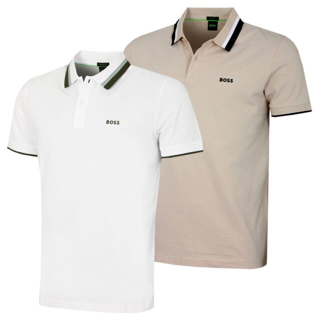 Hugo Boss Mens 2025 Paddy Active Heritage Breathable Stretch Golf Polo Shirt