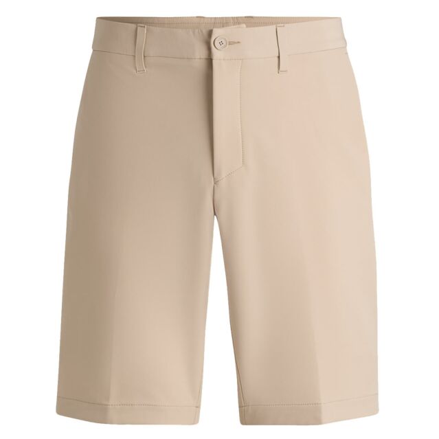 Hugo Boss Mens 2025 Commuter Slim Fit Water Repellent 4-Way Stretch Golf Shorts