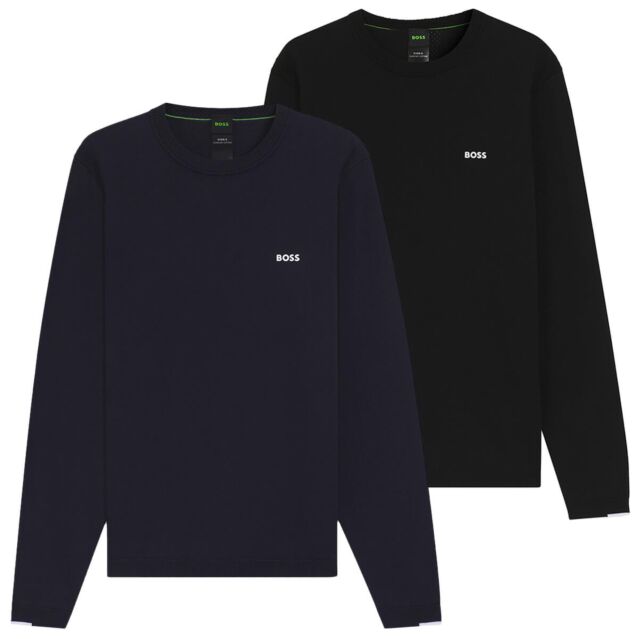 Hugo Boss Mens 2025 Ever-X Crew Neck Sustainable Cotton Pull Over Sweater