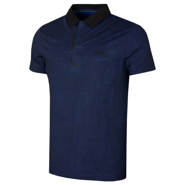 Hugo Boss Mens 2025 Paddytech Moisture Wicking Quick Drying Golf Polo Shirt