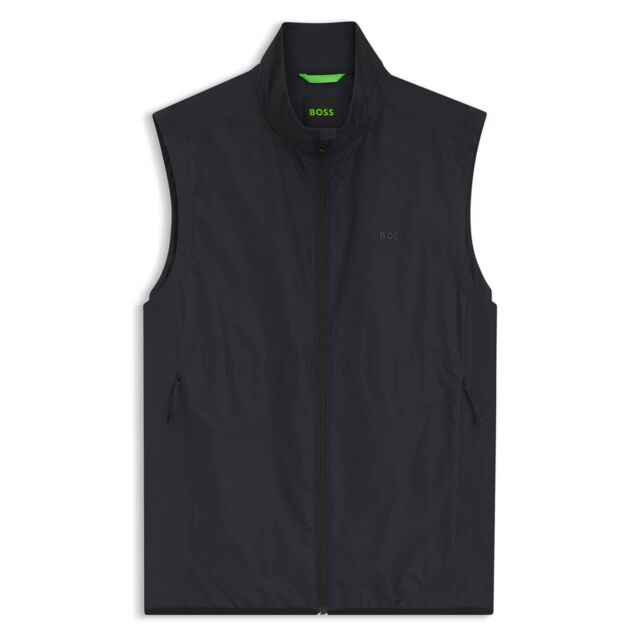 Hugo Boss Mens 2026 Birdie 4-Way Stretch Water Repellent Breathable Golf Vest