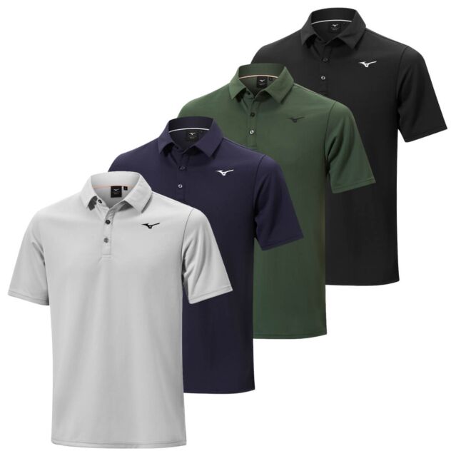 Mizuno Mens Breath Thermo Stretch Golf Polo Shirt