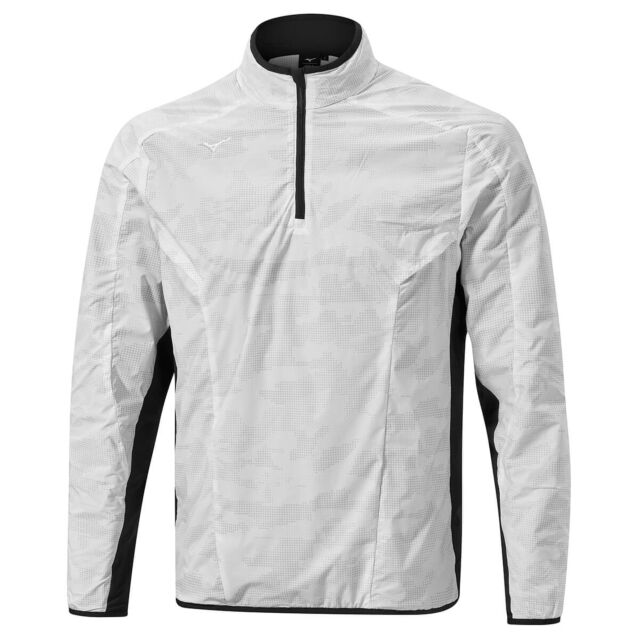 Mizuno Mens Move Tech Winter 4 Way Stretch Thermal 1 4 Zip Golf Jacket