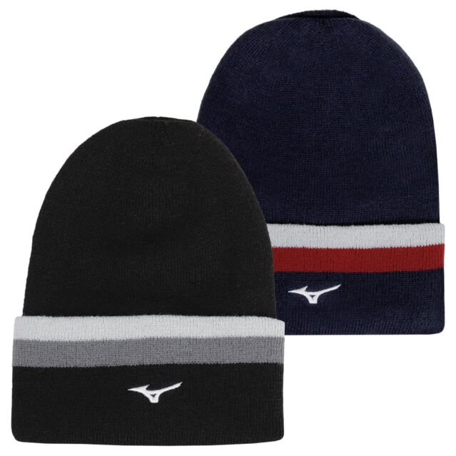 Mizuno Mens Breath Thermo Knit Thermal Winter Golf Beanie Hat