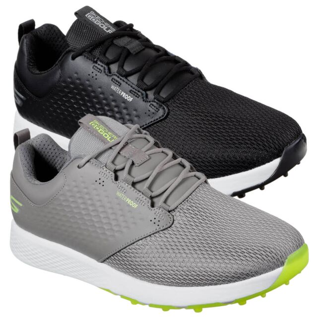 Skechers Mens Elite 4 Prestige Waterproof Leather Golf Shoes