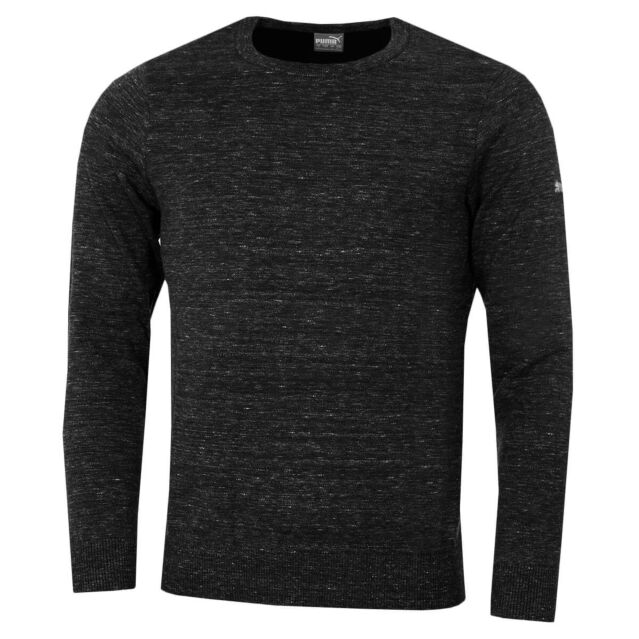 Puma Golf Mens Cotton Crewneck Lightweight Durable Golf Sweater