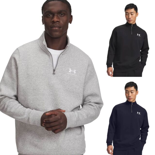 Under Armour Mens UA Icon 1/4 Zip Soft Golf Fleece Sweater