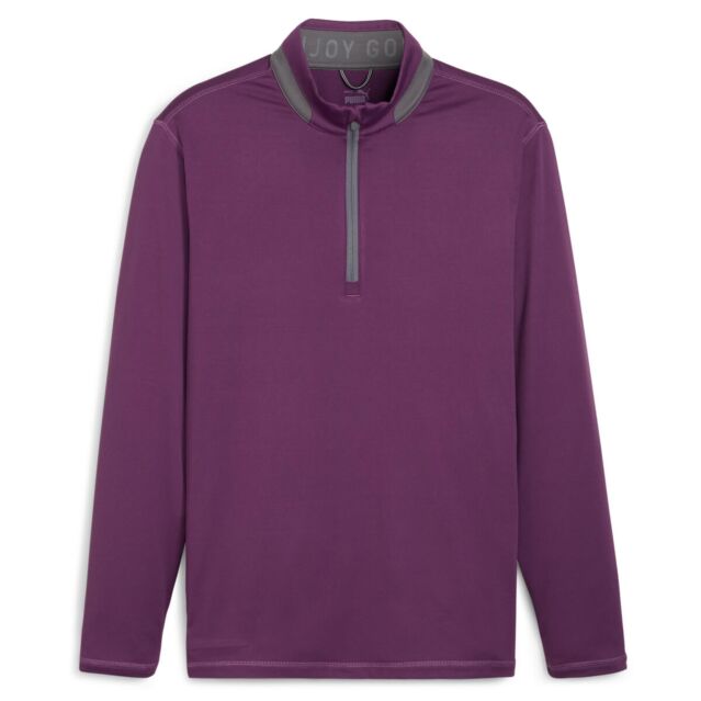 Puma Golf Mens Lightweight 1/4 Zip Wicking Breathable Sweater