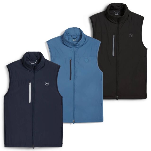Puma Golf Mens Hielands Water Repellent PrimaLoft Insulated Gilet