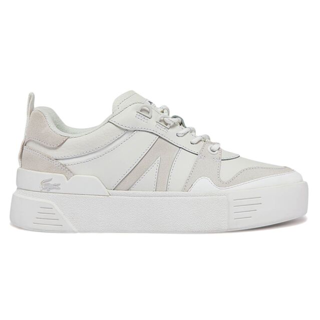 Lacoste Womens L002 0722 1 CFA Court Leather Upper Croc Logo Trainers