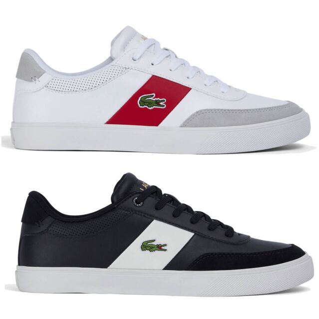 Lacoste mens court master trainers sale