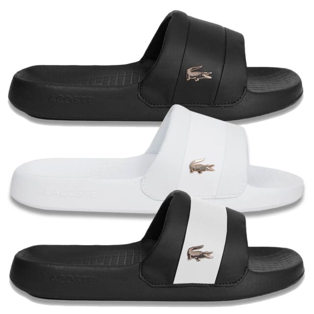 Lacoste sliders men best sale
