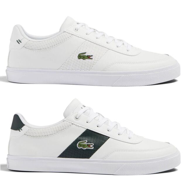 Lacoste Mens Courtmaster Pro 1231 SMA Vulcanised Leather Trainers
