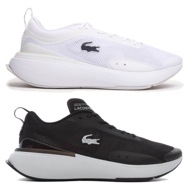 Lacoste Mens Run Spin EVO 123 1 SMA Court Lace Up Croc Trainers