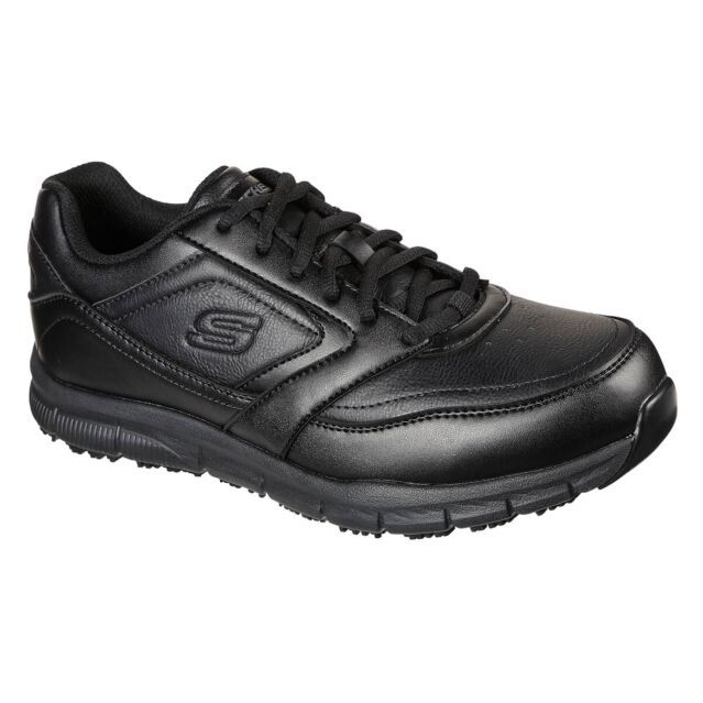 Skechers Mens 2024 Nampa PU Slip Resistant Work Boot Trainers