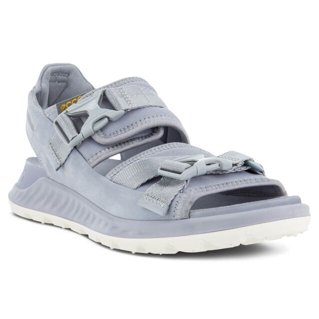 Ecco Womens Exowrap Fluidform Adjustable Strap Premium Leather Sandals