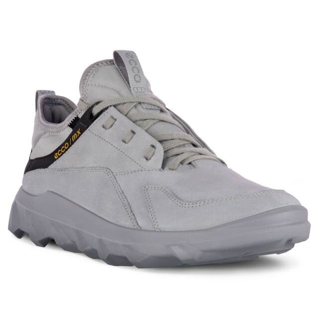 Ecco Womens MX Fluidform Comfort Reflective Leather Sock Trainers