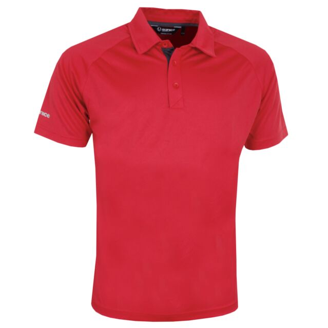 Sunice Mens Jack SPF 30+ Sun Protection Wicking Golf Polo Shirt