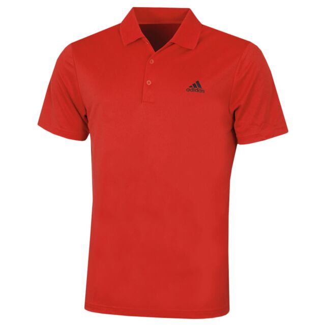 adidas Golf Mens 2025 Performance Left Chest Logo Stretch Polo Shirt