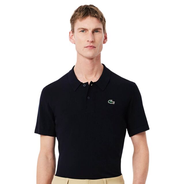 Lacoste Mens 2025 Short Sleeved Technical Stretch Performance Golf Polo Shirt