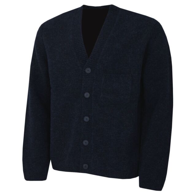 J.Lindeberg Mens Clarke Chest Pocket 4-Button Knitted Cardigan