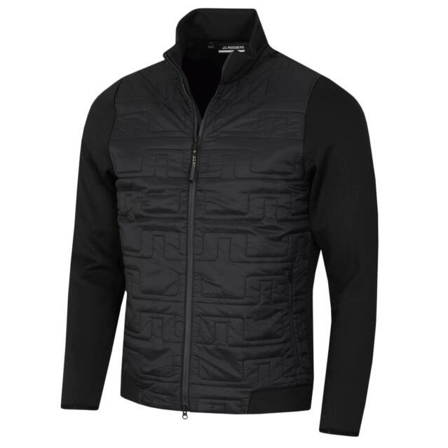 J.Lindeberg Mens Quilt Quick Drying Stretch Hybrid Jacket