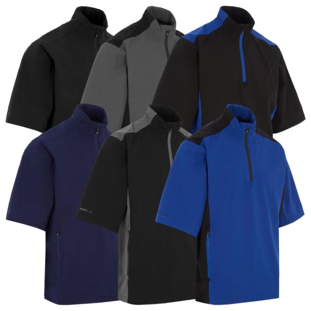 Proquip Mens Aqualite Golf Half Sleeve Waterproof Stretch Jacket