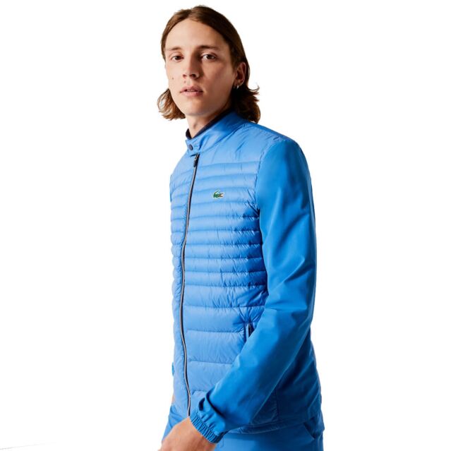 Lacoste Mens BH0081 Blouson Performance Water Resistant Lightweight Jacket