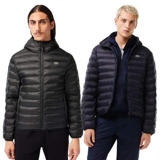 Lacoste water resistant jacket deals