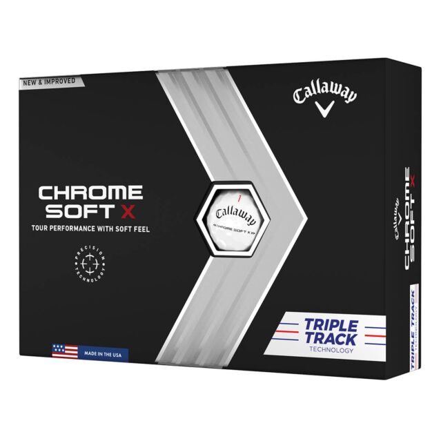 Callaway Golf ChromeSoft X Triple Track 22 12 Pack Golf Balls