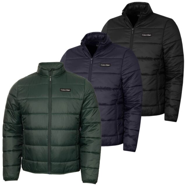 Calvin Klein Mens 2025 Adventure Full Zip Packable Padded Jacket