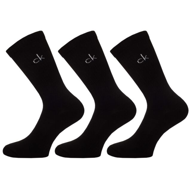 Calvin Klein Mens 2025 Golf Crew (3 Pairs) Coolmax Ventilated Socks