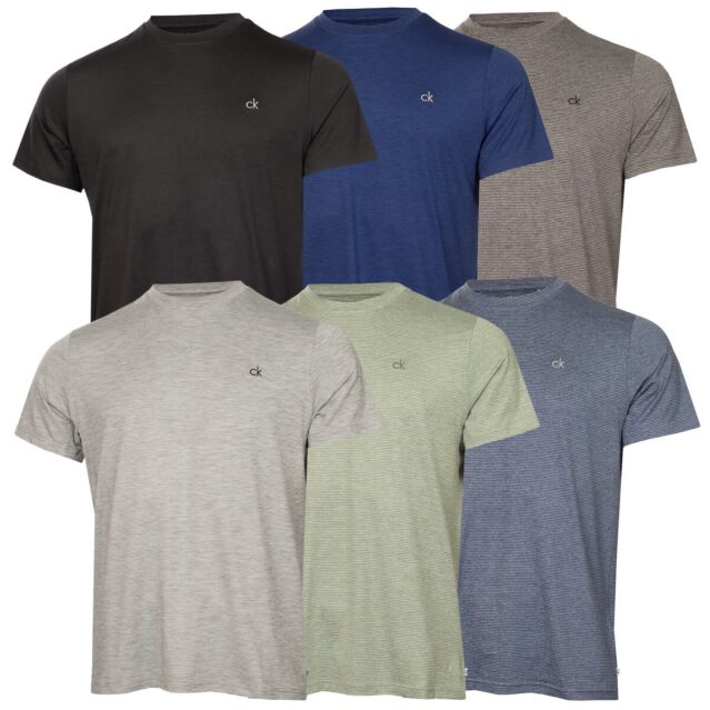 Calvin Klein Mens Cruise Breathable Moisture Wicking Quick Drying T-Shirt