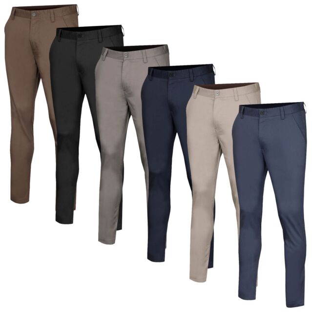 Calvin Klein Mens 2026 Campus Chino Wicking Stretch Golf Trousers
