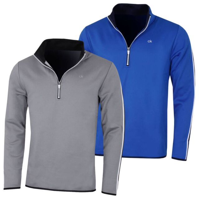 Calvin Klein Golf Mens 2024 1/2 Zip Performance Sweater