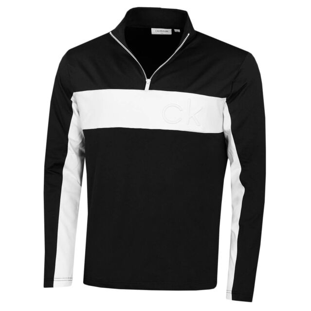 Calvin klein men's half zip sweater top