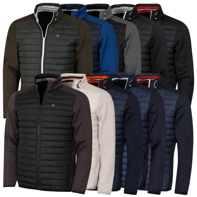 Calvin Klein Mens 2025 CK Hybrid Insulate Lightweight Golf Jacket