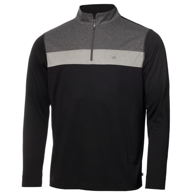 Calvin Klein Mens 2024 Smith River 1 4 Zip Wicking Golf Sweater